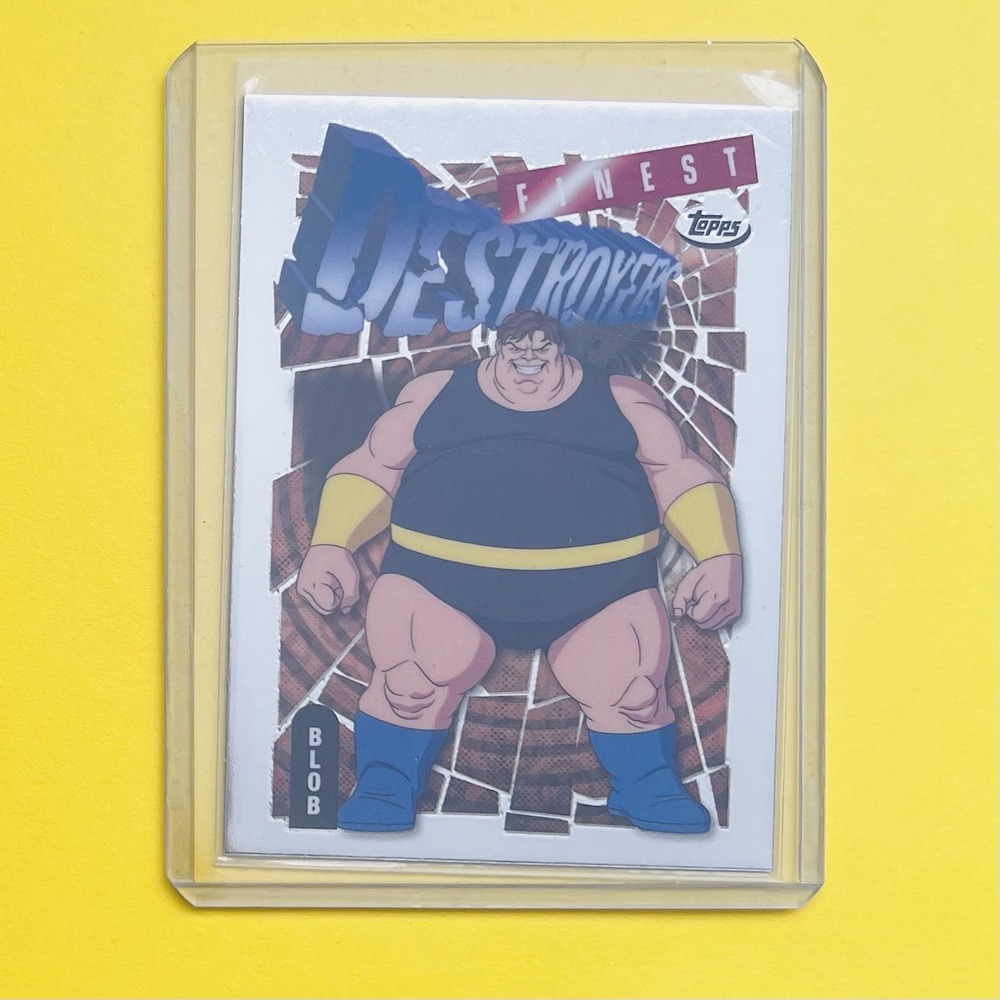 2025 Topps Finest Marvel Destroyer Blob #47 Common Base Card
